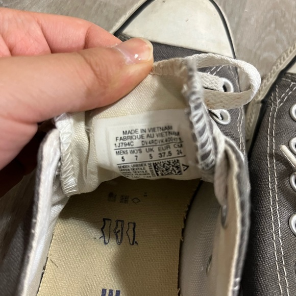 Gray Converse Sneakers - Picture 4 of 4